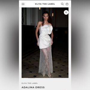 Eliya The Label White Adalina Wedding Dress